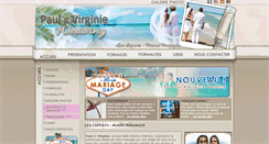 Desktop Screenshot of pauletvirginiewedding.com